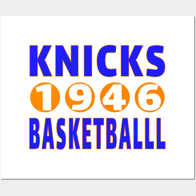 Knicks Basketball 1946 Classic Wall Art by Medo Creations